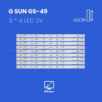 بک لایت تلویزیون جی سان مدل GS-49