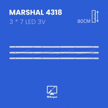 بک لایت تلویزیون مارشال مدل ME-4318