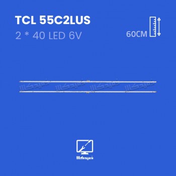 بک لایت تلویزیون تی سی ال 55C2LUS