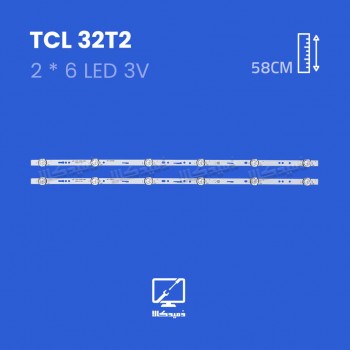 بک لایت تلویزیون تی سی ال مدل 32T2