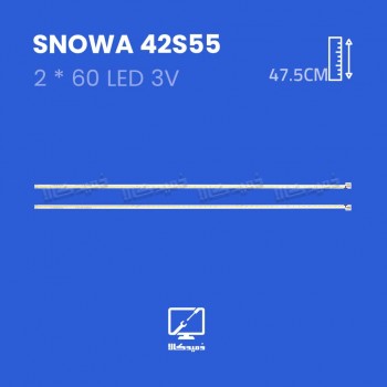 بک لایت تلویزیون اسنوا مدل 42S55/42S95
