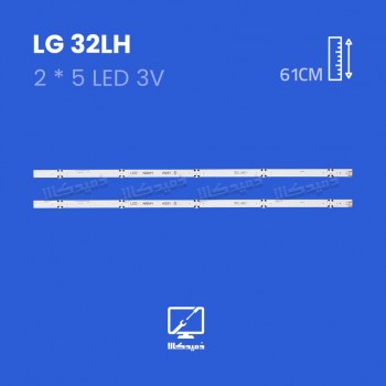 بکلایت تلویزیون ال جی مدل 32LH