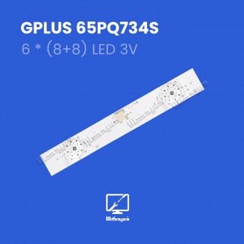 بک لایت تلویزیون جی پلاس مدل 65PQ734S