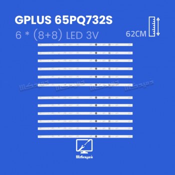 بک لایت تلویزیون جی پلاس مدل 65PQ732S