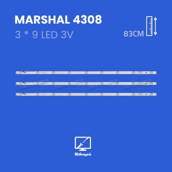 بک لایت تلویزیون مارشال مدل ME-4308