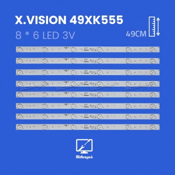 بک لایت تلویزیون ایکس ویژن مدل 49XK555