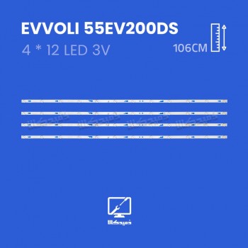 بک لایت تلویزیون ایوولی مدل 55EV200DS