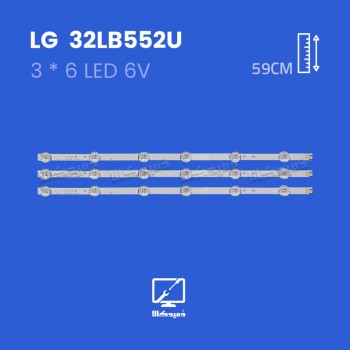 بک لایت تلویزیون ال جی مدل 32LB552U
