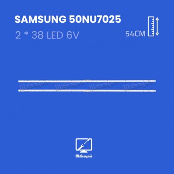 بک لایت تلویزیون سامسونگ مدل 50NU7025
