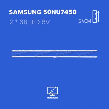 بک لایت تلویزیون سامسونگ مدل 50NU7450