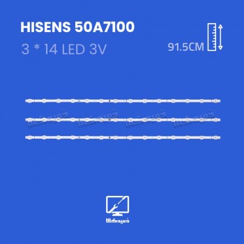 بک لایت تلویزیون هایسنس مدل 50A7100
