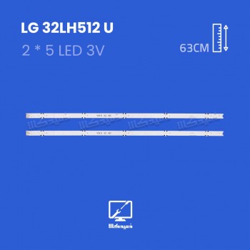 بکلایت تلویزیون ال جی مدل 32LH512U