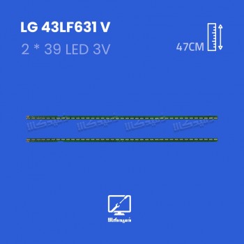 بک لایت تلویزیون ال جی مدل 43LF631V
