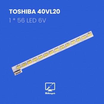 بک لایت تلویزیون توشیبا مدل 40VL20