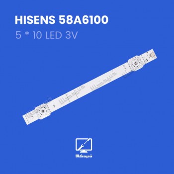 بک لایت تلویزیون هایسنس مدل 58A6100