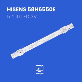 بک لایت تلویزیون هایسنس مدل 58H6550E