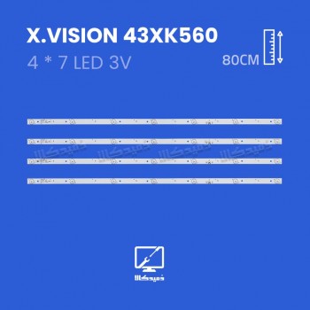 بک لایت تلویزیون ایکس ویژن 43XK560