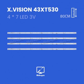 بک لایت تلویزیون ایکس ویژن 43XT530
