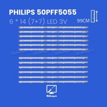 بک لایت تلویزیون فیلیپس مدل  50PFF5055