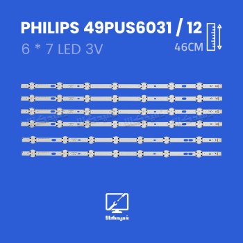 بک لایت تلویزیون فیلیپس مدل 49PUS6031/12