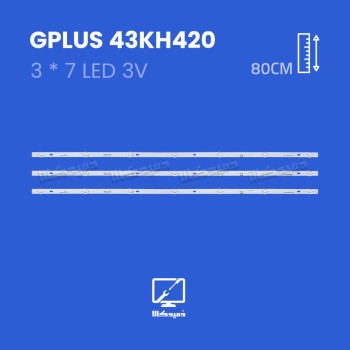 بک لایت تلویزیون جی پلاس مدل  43KH420