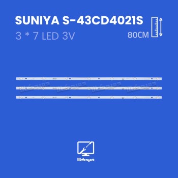 بک لایت  تلویزیون سونیا مدل S-43CD4021S