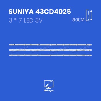 بک لایت  تلویزیون سونیا مدل 43CD4025