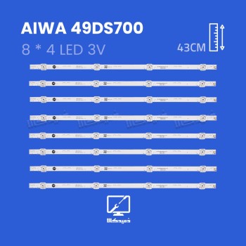 بک لایت تلویزیون آیوا مدل 49DS700