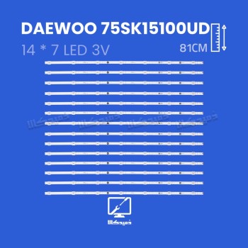 بک لایت تلویزیون دوو مدل 75SK15100UD