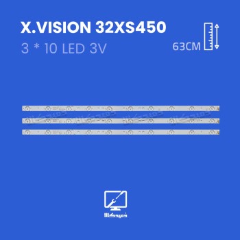 بک لایت تلویزیون ایکس ویژن 32XS450