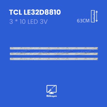بک لایت تلویزیون تی سی ال LE32D8810