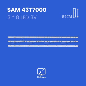 بک لایت تلویزیون سام مدل 43T7000