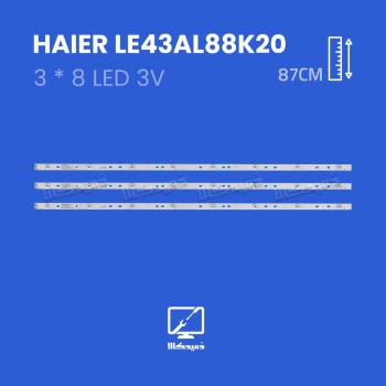 بک لایت تلویزیون هایر مدل LE43AL88K20