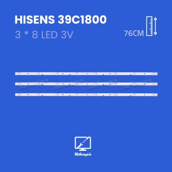 بک لایت تلویزیون هایسنس مدل 39C1800