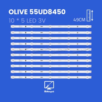بک لایت تلویزیون الیو مدل 55UD8450