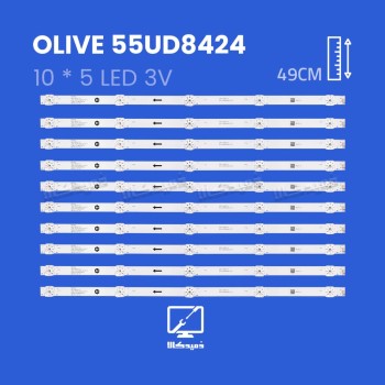 بک لایت تلویزیون الیو مدل 55UD8424