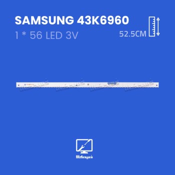 بک لایت تلویزیون سامسونگ مدل 43K6960