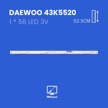 بک لایت تلویزیون دوو مدل 43K5520