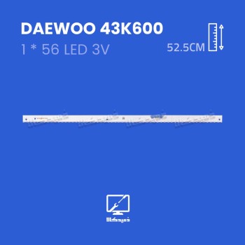 بک لایت تلویزیون دوو مدل 43K600