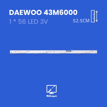 بک لایت تلویزیون دوو مدل 43M6000