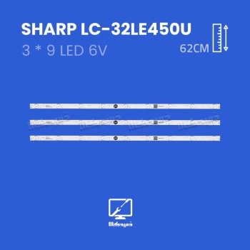 بک لایت تلویزیون شارپ مدل LC-32LE450U