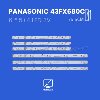 بک لایت تلویزیون پاناسونیک مدل 43FX680C