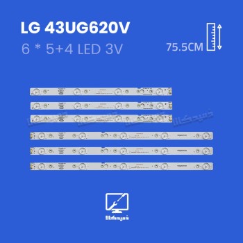 بک لایت تلویزیون ال جی مدل 43UG620V