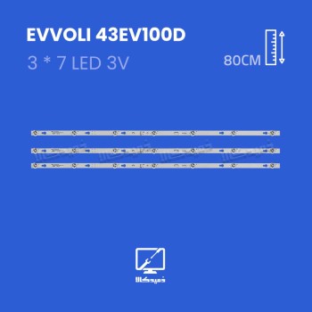 بک لایت تلویزیون ایوولی مدل 43EV100D