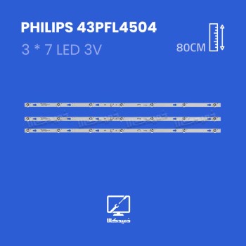 بک لایت تلویزیون فیلیپس مدل 43PFL4504