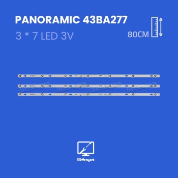 بک لایت تلویزیون پانورامیک مدل 43BA277