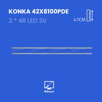 بک لایت تلویزیون کونکا مدل 42X8100PDE