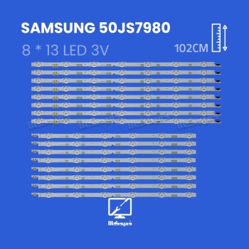 بک لایت تلویزیون سامسونگ مدل 50JS7980