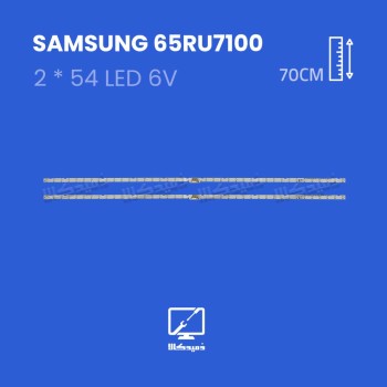 بک لایت تلویزیون سامسونگ مدل 65RU7100
