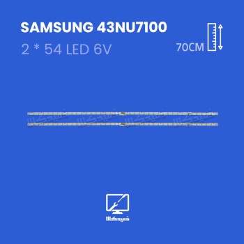 بک لایت تلویزیون سامسونگ مدل 43NU7100